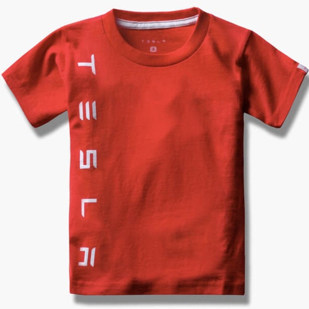 TESLA racing stripe tee ❤️ hella soft!